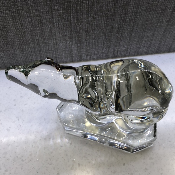 Vtg New Martinsville Glass Polar Bear - Picture 2 of 6